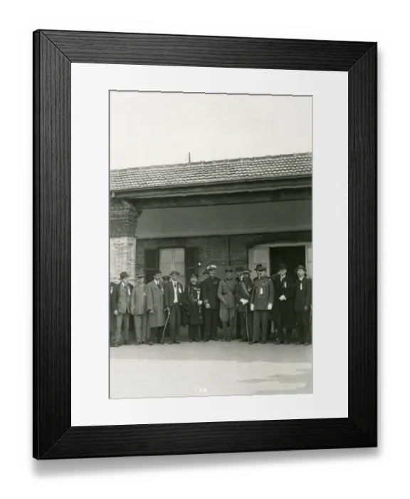 Framed Print : Group photo at racecourse, Shanghai, China Framed Print : Group photo at racecourse, Shanghai, China