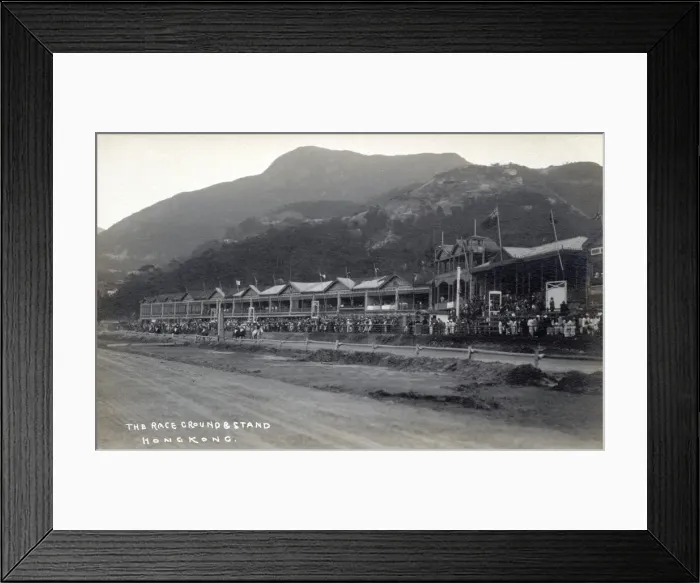 Framed Print : Happy Valley Racecourse, Hong Kong, China Framed Print : Happy Valley Racecourse, Hong Kong, China