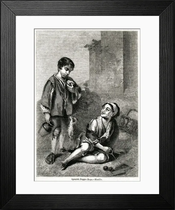 Framed Print : Invitation to a Game of Argolla, by Murillo Framed Print : Invitation to a Game of Argolla, by Murillo