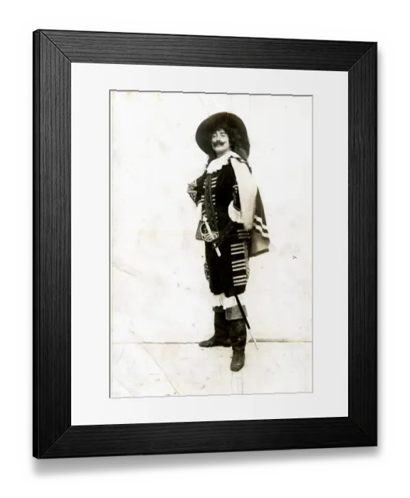 Framed Print : Reginald Jecks, performer, as the Laughing Cavalier Framed Print : Reginald Jecks, performer, as the Laughing Cavalier