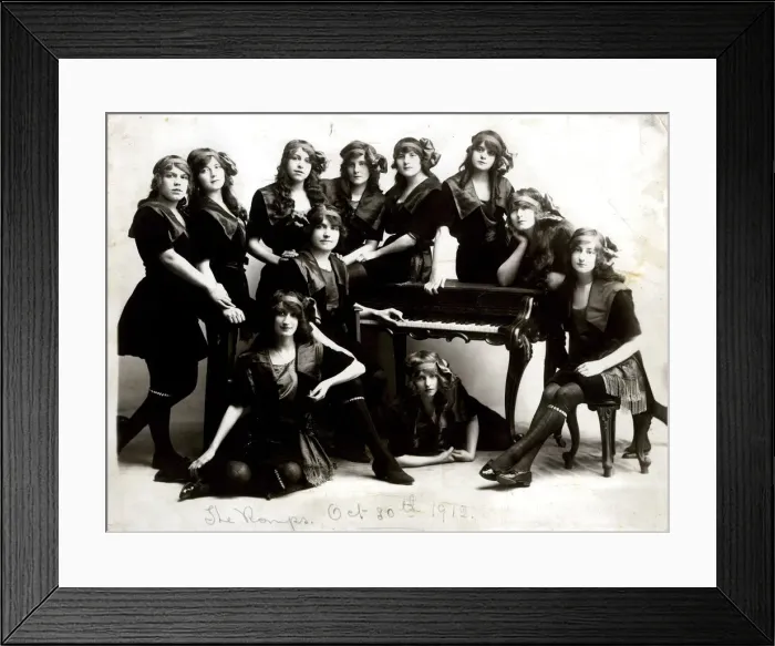 Framed Print : Group photo, The Romps, at Preston, Lancashire Framed Print : Group photo, The Romps, at Preston, Lancashire