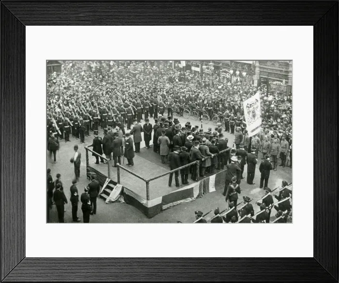Framed Print : Celebrating end of Boer War, Hereford Framed Print : Celebrating end of Boer War, Hereford