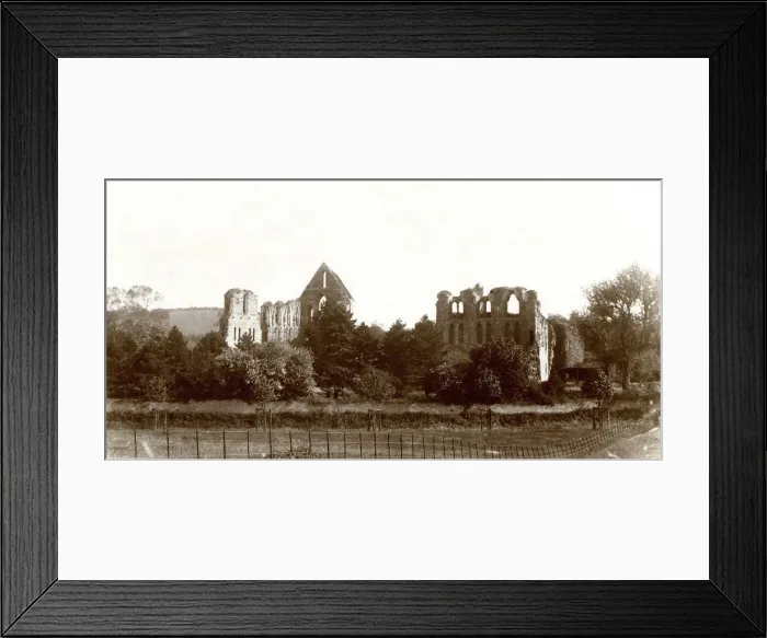 Framed Print : View of Haughmond Abbey ruins, near Shrewsbury Framed Print : View of Haughmond Abbey ruins, near Shrewsbury