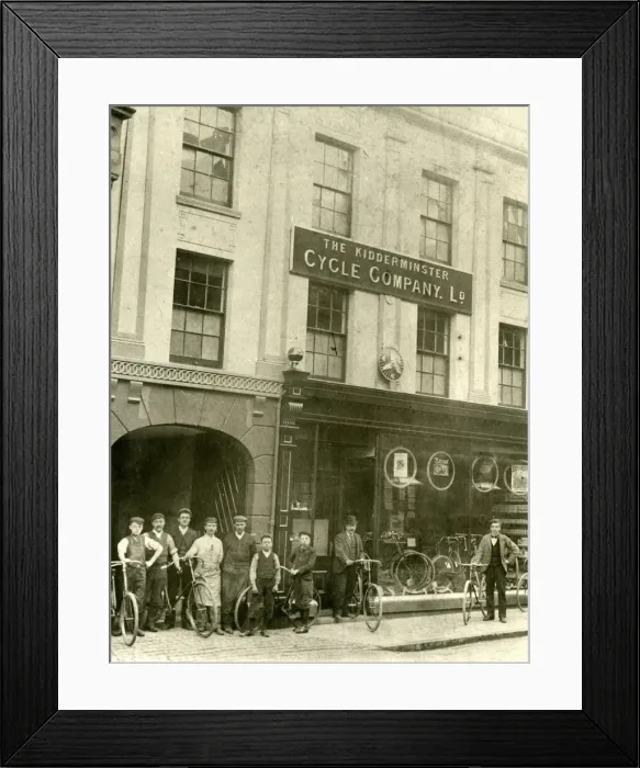 Framed Print : The Kidderminster Cycle Company Ltd, Worcestershire Framed Print : The Kidderminster Cycle Company Ltd, Worcestershire