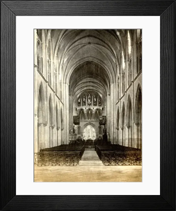 Framed Print : Interior, St Patricks Cathedral, Dublin, Ireland Framed Print : Interior, St Patricks Cathedral, Dublin, Ireland