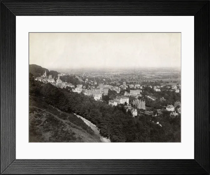Framed Print : View of Malvern from the Worcestershire Beacon Framed Print : View of Malvern from the Worcestershire Beacon