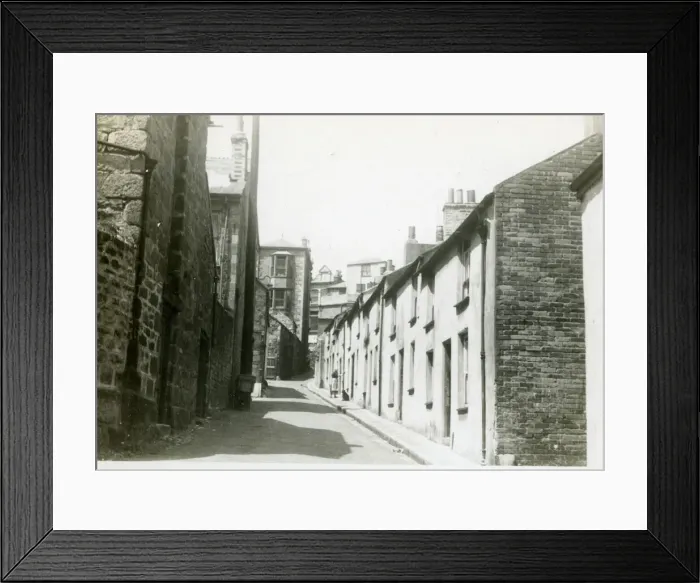 Framed Print : Street near the harbour, Penzance, Cornwall Framed Print : Street near the harbour, Penzance, Cornwall