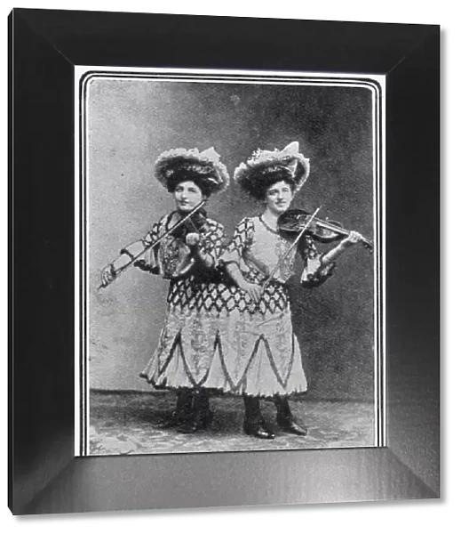 Siamese twins, Rosa and Josphine Blazek 1910