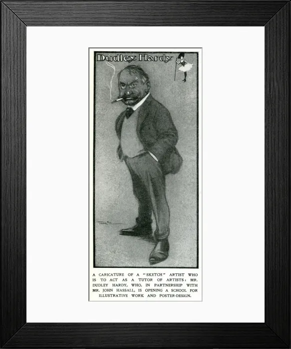 Framed Print : Dudley Hardy Framed Print : Dudley Hardy