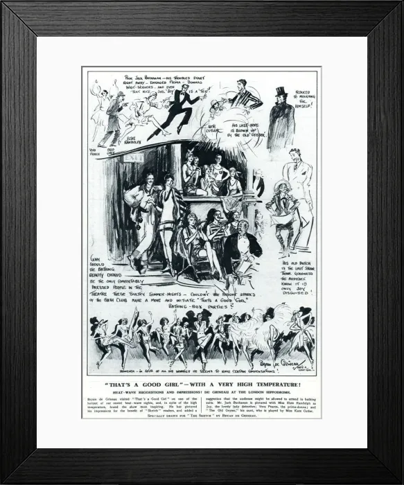 Framed Print : Thats a Good Girl at the London Hippodrome Framed Print : Thats a Good Girl at the London Hippodrome