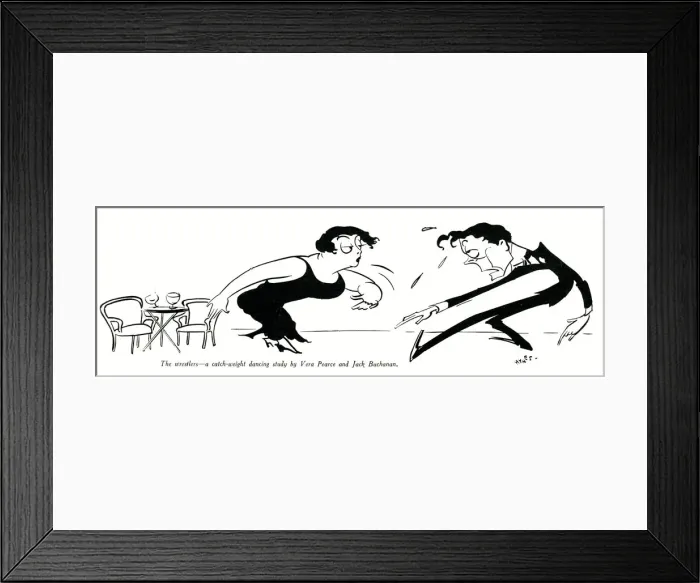 Framed Print : Jack Buchanan & Vera Pearce in Stand Up and Sing by Hynes Framed Print : Jack Buchanan & Vera Pearce in Stand Up and Sing by Hynes