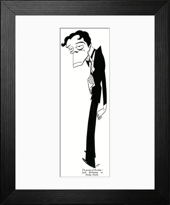 Framed Print : Jack Buchanan in Stand Up and Sing by Hynes Framed Print : Jack Buchanan in Stand Up and Sing by Hynes