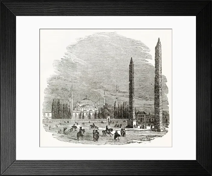 Framed Print : The At-Meidan racecourse and pillars, Constantinople (Istanbul), Turkey Framed Print : The At-Meidan racecourse and pillars, Constantinople (Istanbul), Turkey
