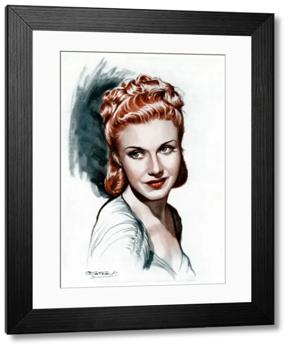 Framed Print : Ginger Rogers by G. Cattermole Framed Print : Ginger Rogers by G. Cattermole