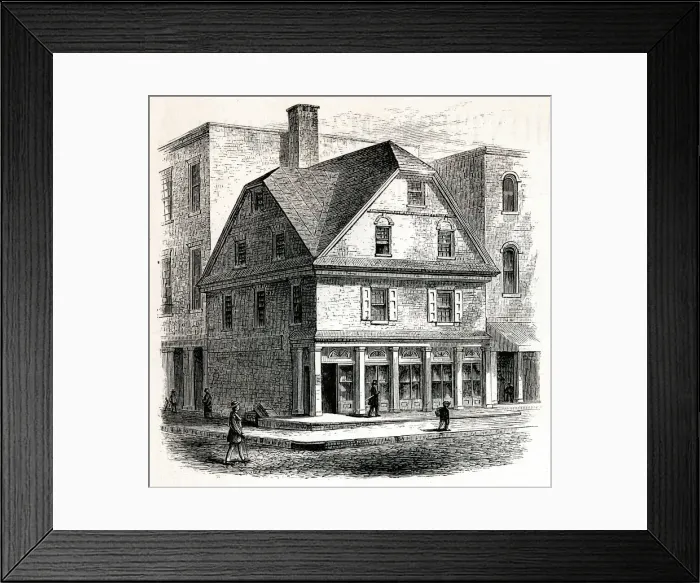 Framed Print : London coffee house Framed Print : London coffee house