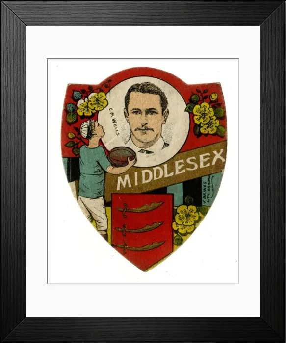 Framed Print : C M Wells, Middlesex Rugby Player Framed Print : C M Wells, Middlesex Rugby Player