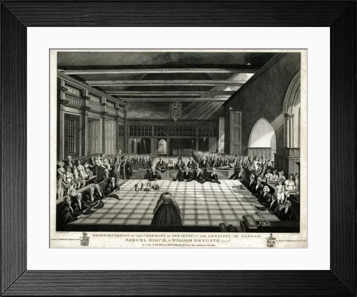 Framed Print : Ceremony of Presenting the Sheriffs of London Framed Print : Ceremony of Presenting the Sheriffs of London