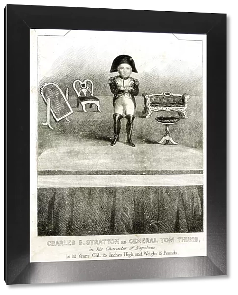 Charless Stratton, General Tom Thumb as Napoleon