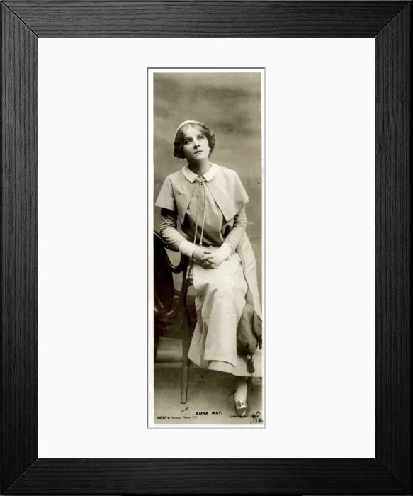 Framed Print : Edna May Pettie, American actress and singer Framed Print : Edna May Pettie, American actress and singer