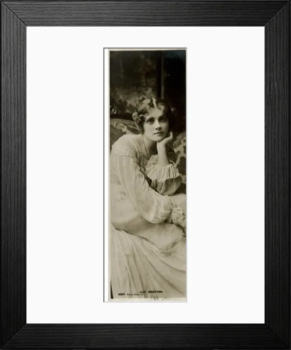 Framed Print : Lily Brayton, English actress and singer Framed Print : Lily Brayton, English actress and singer