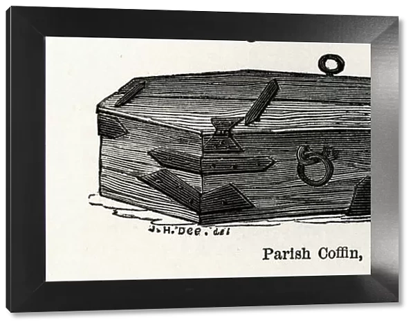 Parish coffin, Easingwold Church, Yorkshire