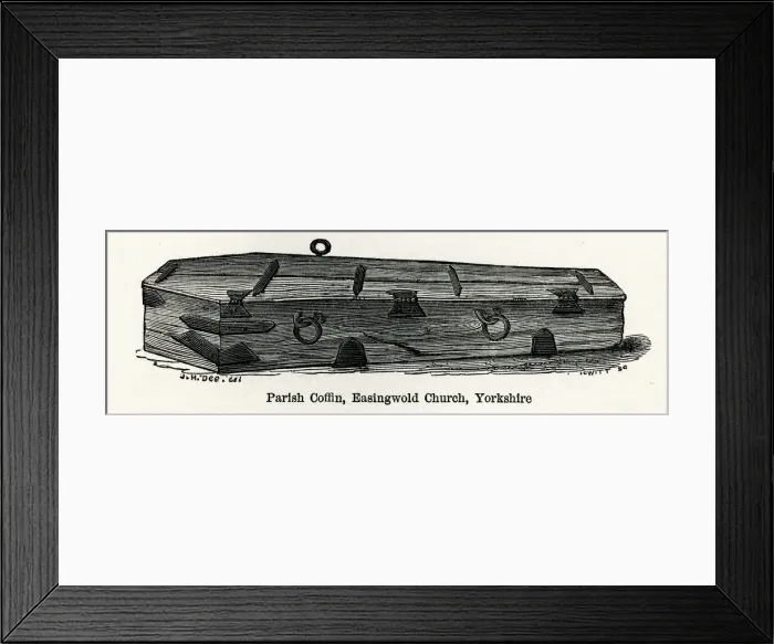 Framed Print : Parish coffin, Easingwold Church, Yorkshire Framed Print : Parish coffin, Easingwold Church, Yorkshire