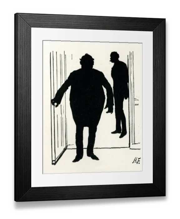 Framed Print : Silhouette, Come In Framed Print : Silhouette, Come In