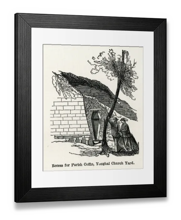 Framed Print : Recess for parish coffin, Youghal churchyard Framed Print : Recess for parish coffin, Youghal churchyard