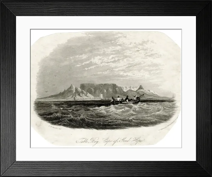 Framed Print : Table Bay, Cape of Good Hope, South Africa Framed Print : Table Bay, Cape of Good Hope, South Africa