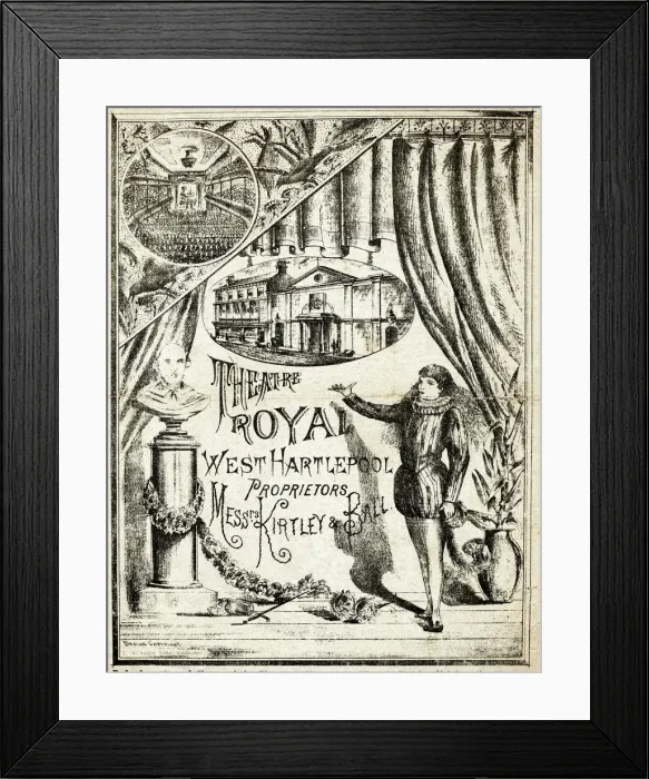 Framed Print : Programme cover, Theatre Royal, West Hartlepool Framed Print : Programme cover, Theatre Royal, West Hartlepool
