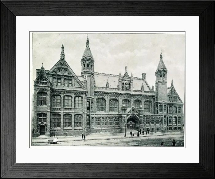 Framed Print : The Victorian Law Courts, Birmingham Framed Print : The Victorian Law Courts, Birmingham