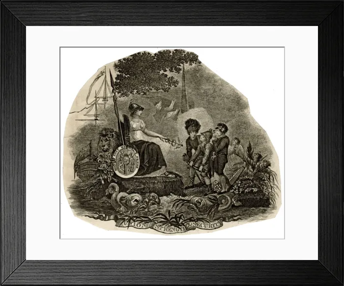 Framed Print : Union, Strength and Security Framed Print : Union, Strength and Security