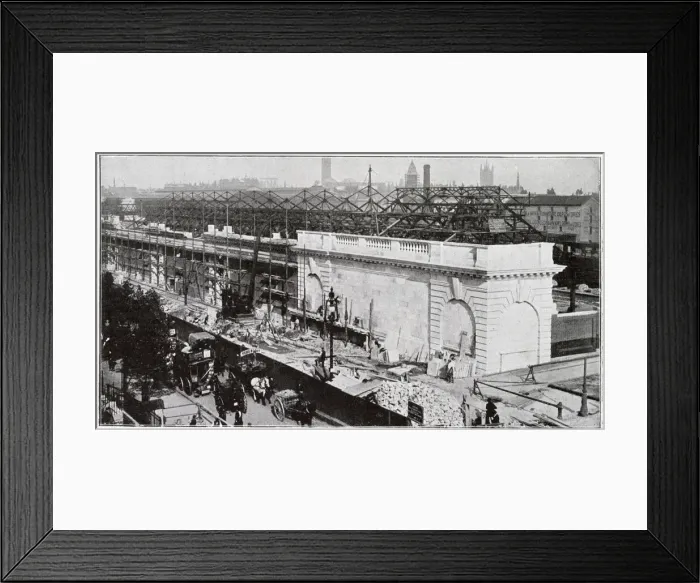 Framed Print : Building Victoria station Framed Print : Building Victoria station