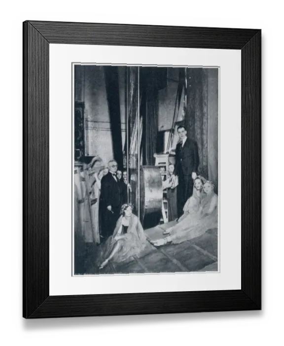 Framed Print : Behind the scenes at the London Hippodrome Framed Print : Behind the scenes at the London Hippodrome