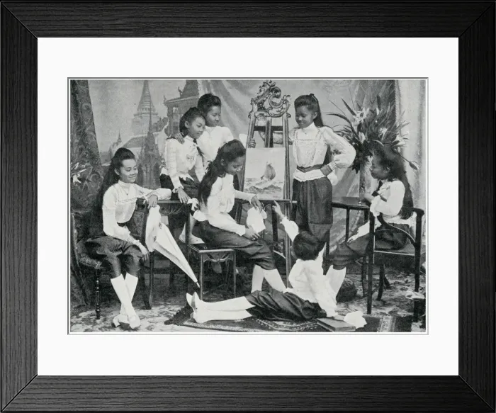 Framed Print : Sisters of the King of Siam Framed Print : Sisters of the King of Siam