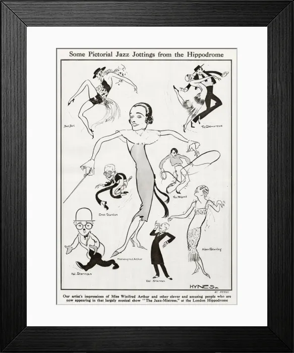 Framed Print : The Jazz Mistress at the London Hippodrome Framed Print : The Jazz Mistress at the London Hippodrome