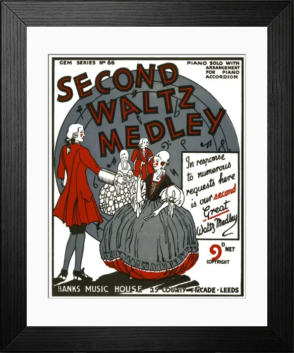 Framed Print : Second Waltz Medley Framed Print : Second Waltz Medley