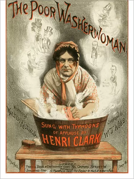 The Poor Washerwoman - Henri Clark - Music Sheet