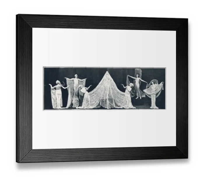 Framed Print : Lace scene in Leap Year at the London Hippodrome Framed Print : Lace scene in Leap Year at the London Hippodrome