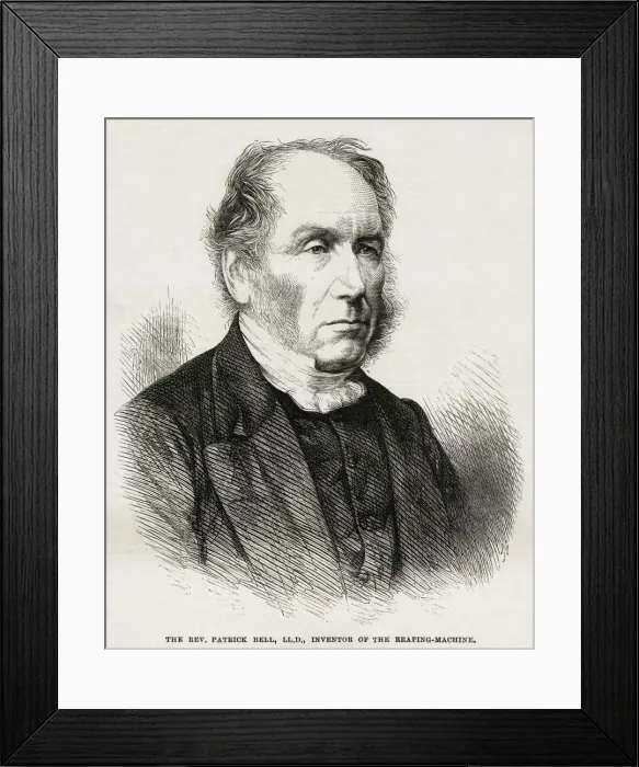 Framed Print : Rev. Patrick Bell Framed Print : Rev. Patrick Bell