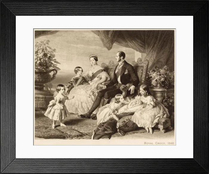 Framed Print : Royal Group 1848 Framed Print : Royal Group 1848