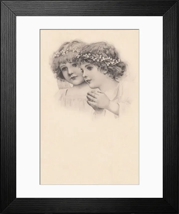 Framed Print : Young faces Framed Print : Young faces