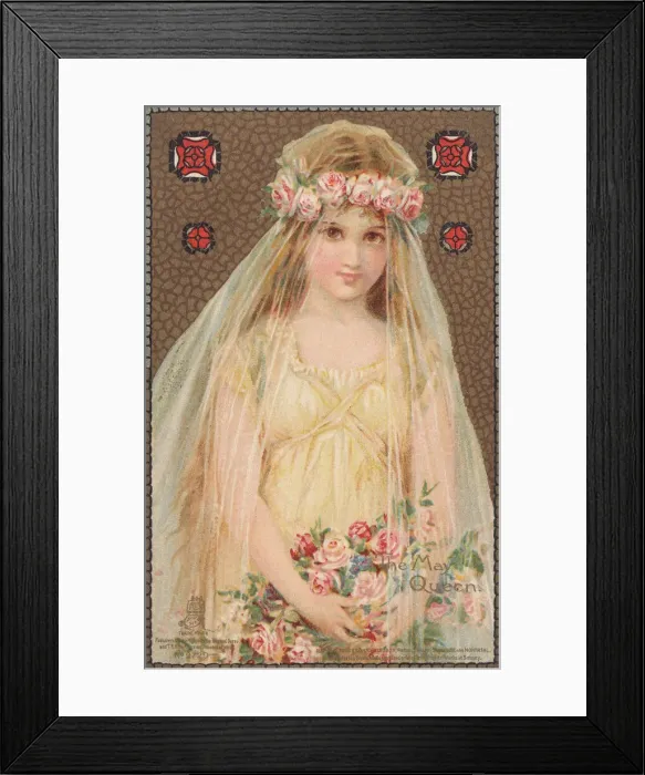 Framed Print : The May Queen Framed Print : The May Queen