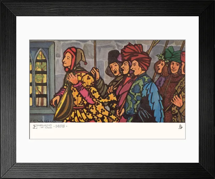 Framed Print : England of Old Framed Print : England of Old