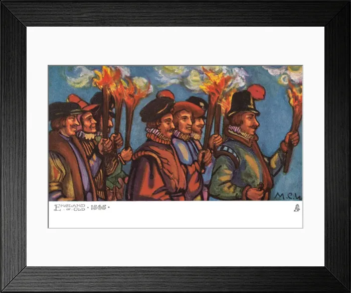 Framed Print : England of Old Framed Print : England of Old