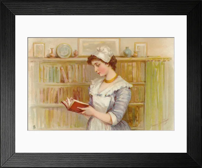 Framed Print : Girl in a bonnet Framed Print : Girl in a bonnet