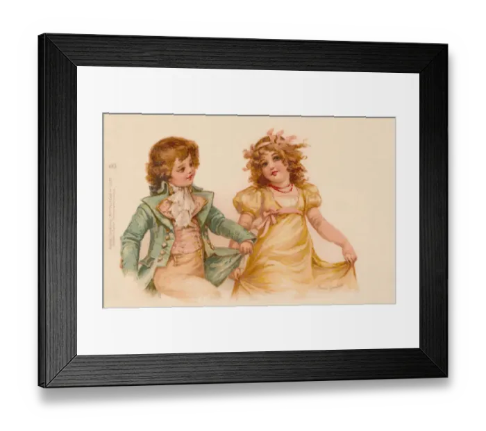 Framed Print : Young sweethearts Framed Print : Young sweethearts