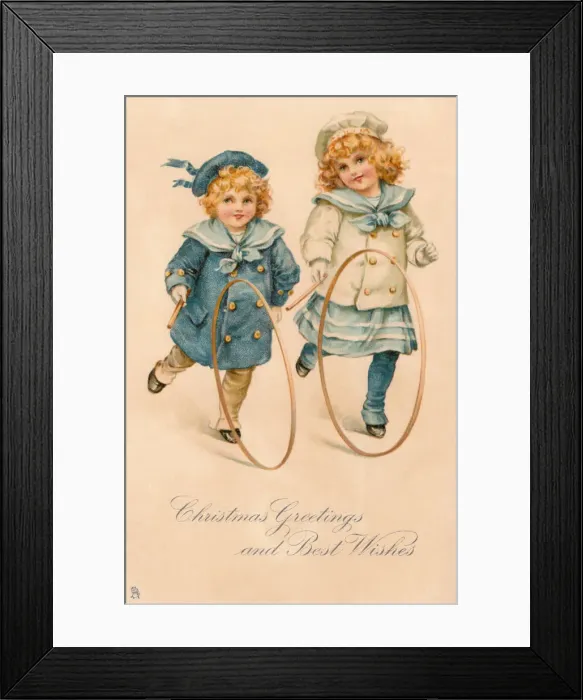 Framed Print : Playing with hoops Framed Print : Playing with hoops