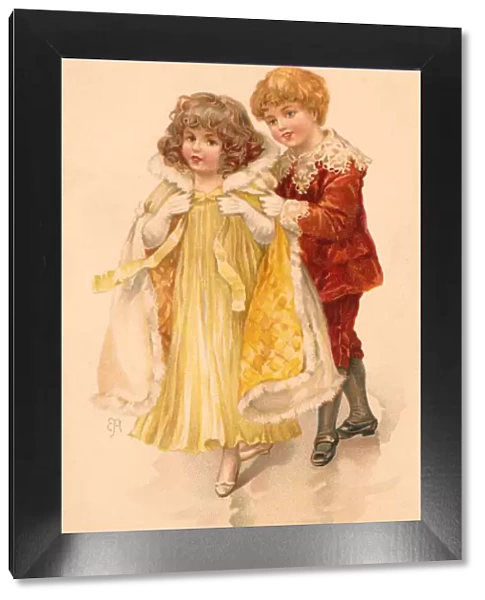 Boy and girl at a dance