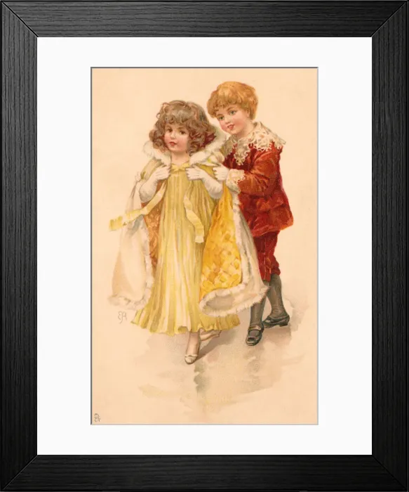Framed Print : Boy and girl at a dance Framed Print : Boy and girl at a dance
